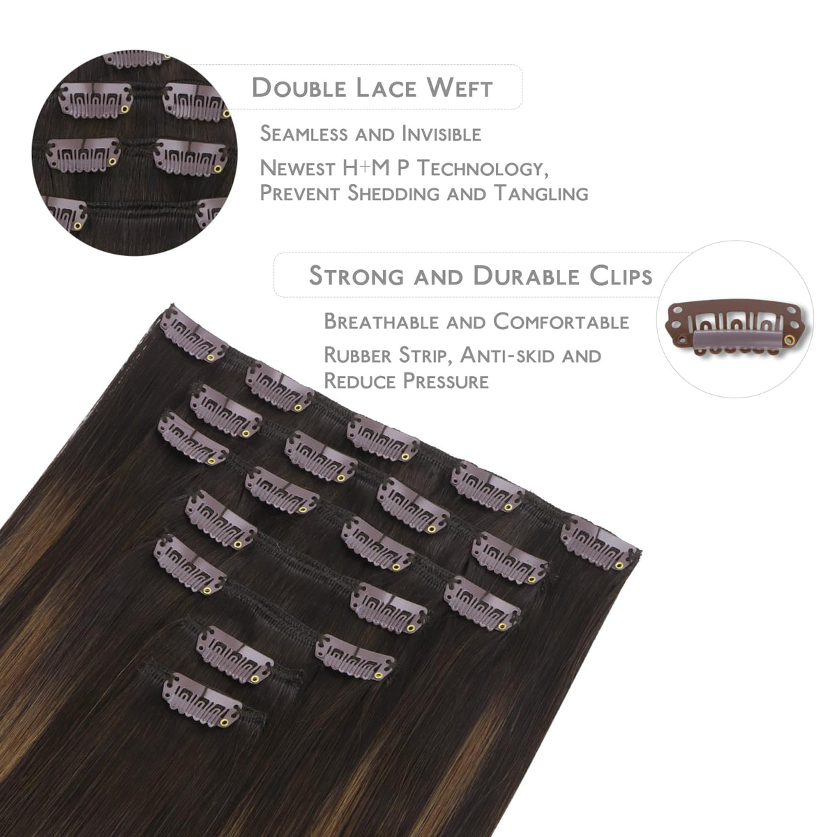 Emballage des extensions de cheveux Wennalife