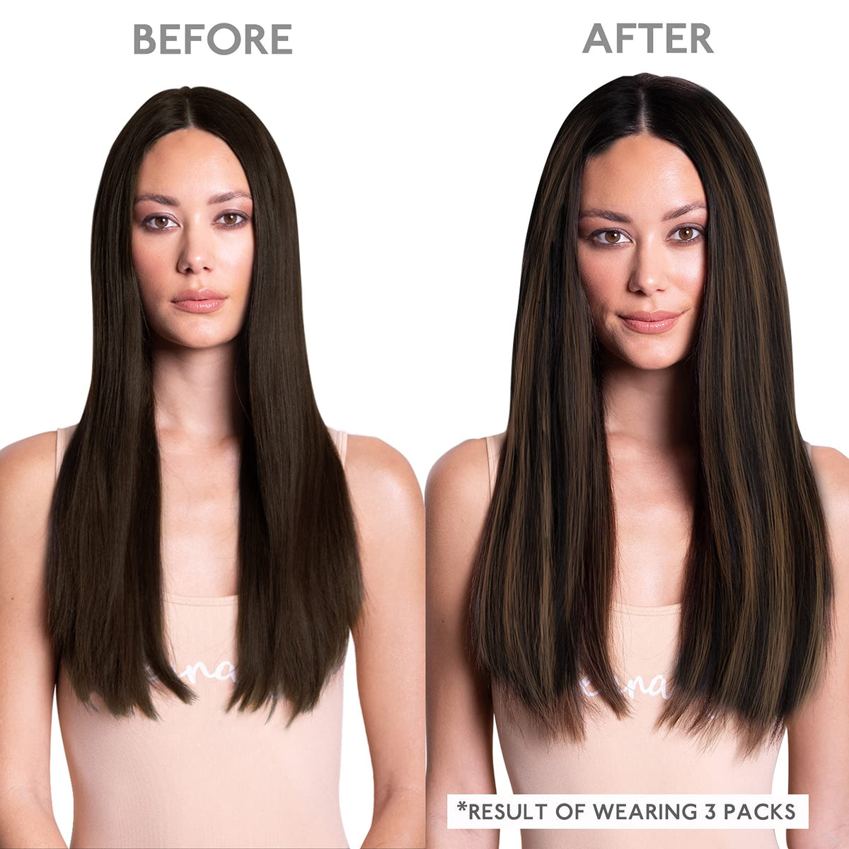 Emballage des extensions de cheveux Wennalife