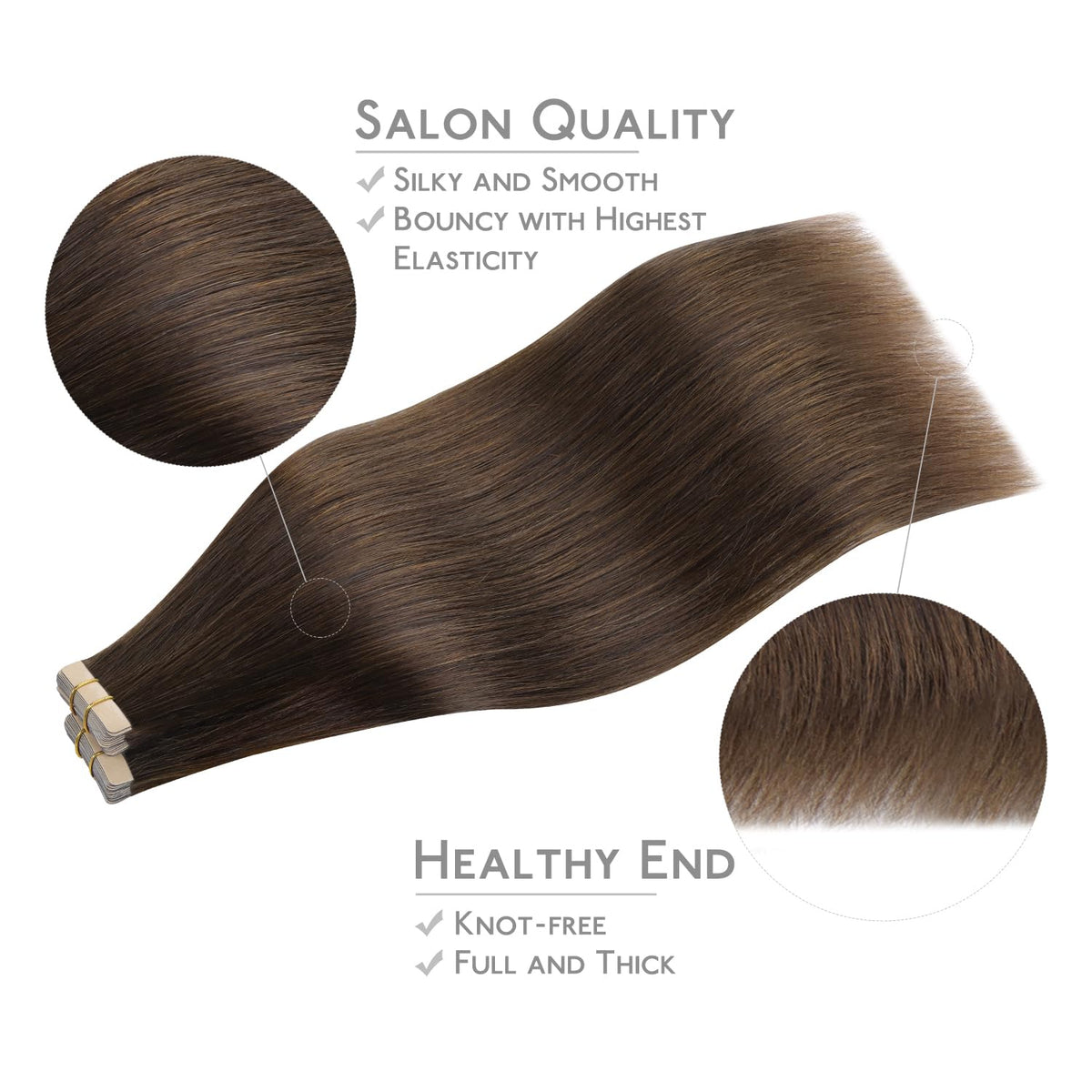 Emballage des extensions de cheveux Wennalife