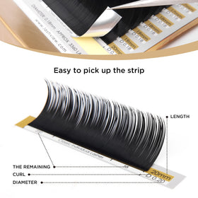Emballage des extensions de cils LASHVIEW en soie mink
