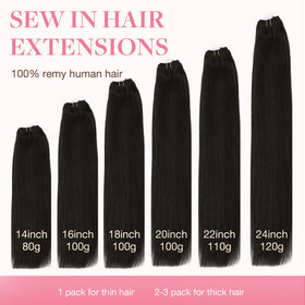 Emballage des extensions GOO GOO 24 pouces