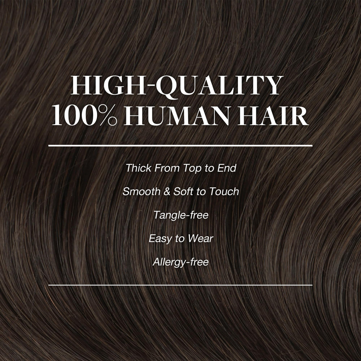 Emballage des extensions GOO GOO en cheveux humains