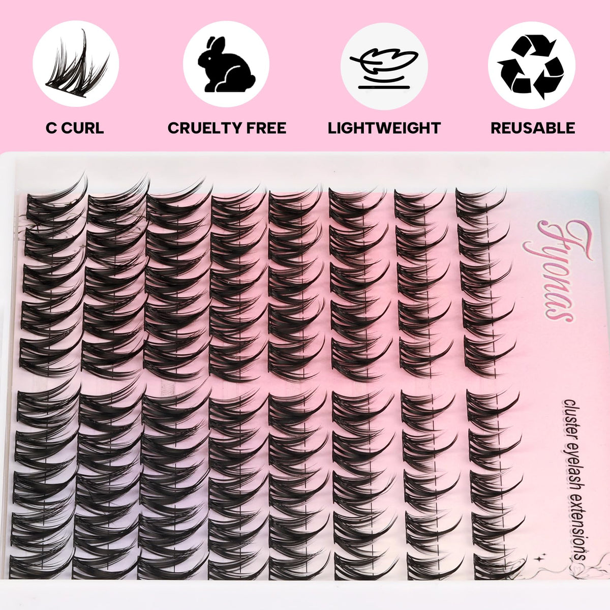 Emballage des faux cils Fyonas Cutey