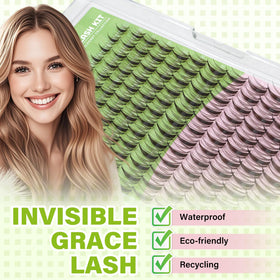 Emballage des faux cils KEYYOU avec 144 clusters