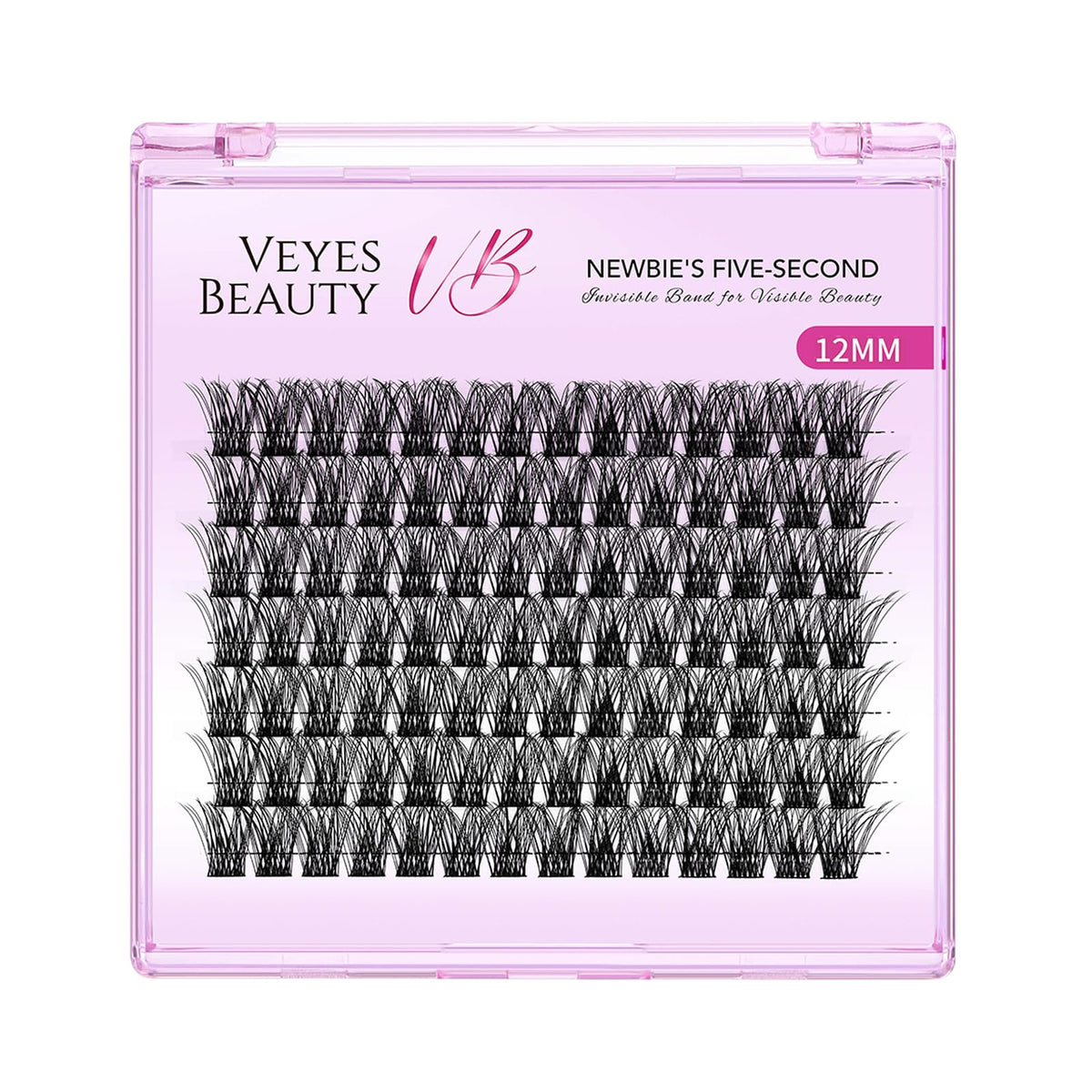 Emballage des faux cils VEYESBEAUTY avec des instructions d'utilisation