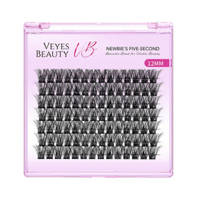 Emballage des faux cils VEYESBEAUTY avec des instructions d'utilisation