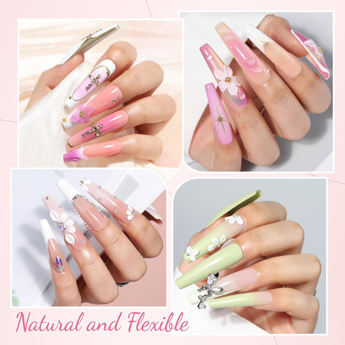 Emballage des faux ongles UNA GELLA Coffin XXL