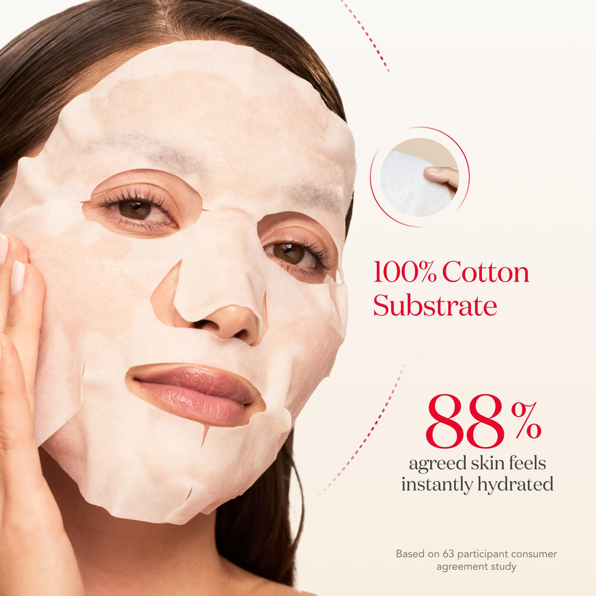 Emballage des masques SK-II, dimensions 17,9 x 16,7 x 6,5 cm