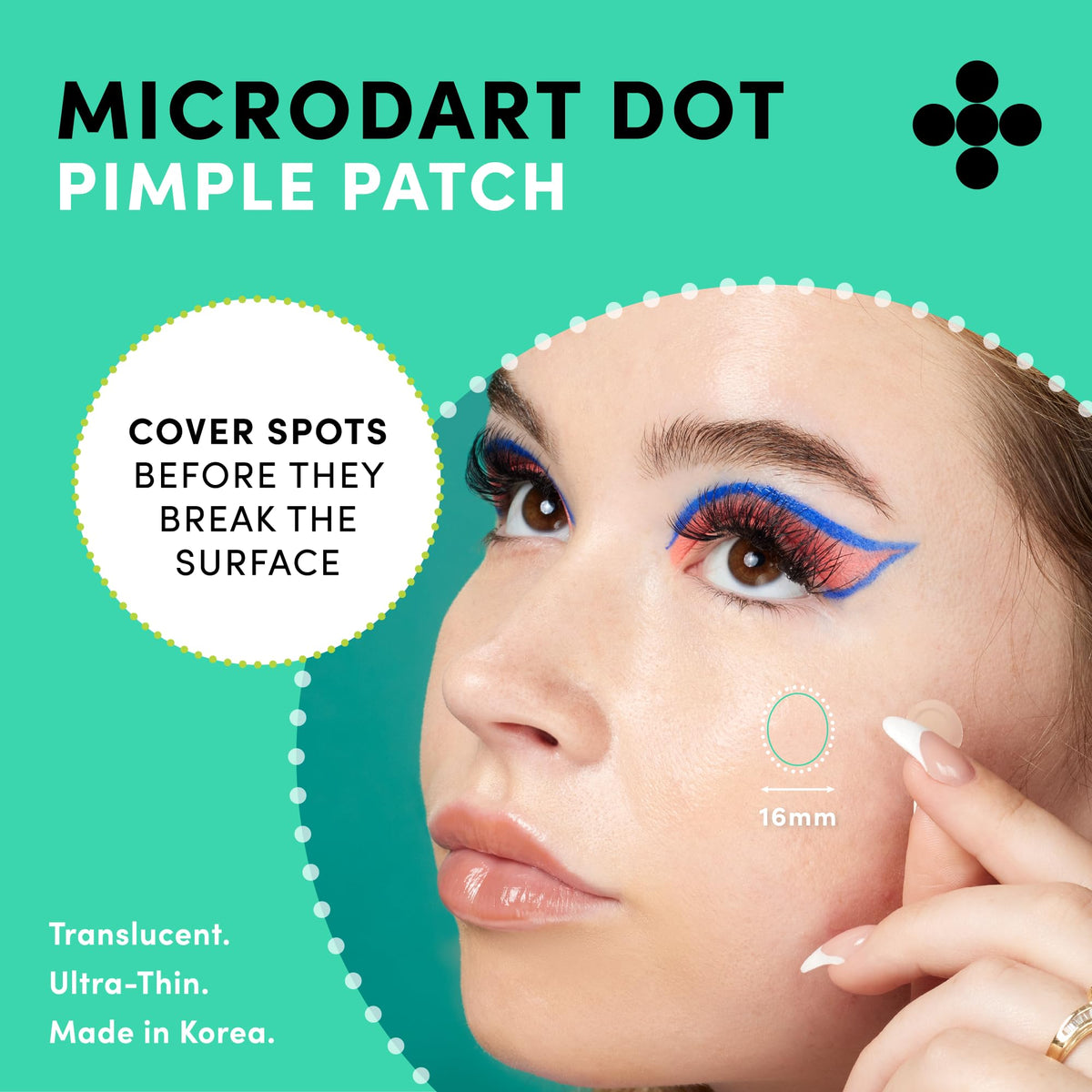 Emballage des patches Dots for Spots avec description