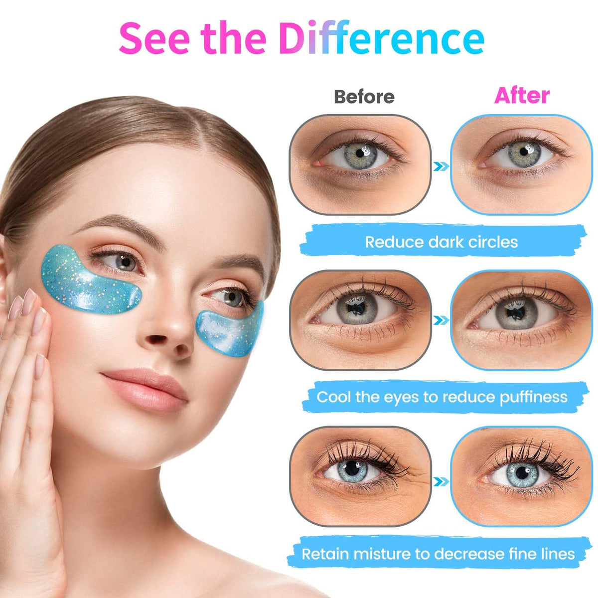 Emballage des patchs contour des yeux Onespring