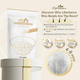 Emballage des perles de cire blanche Lifestance
