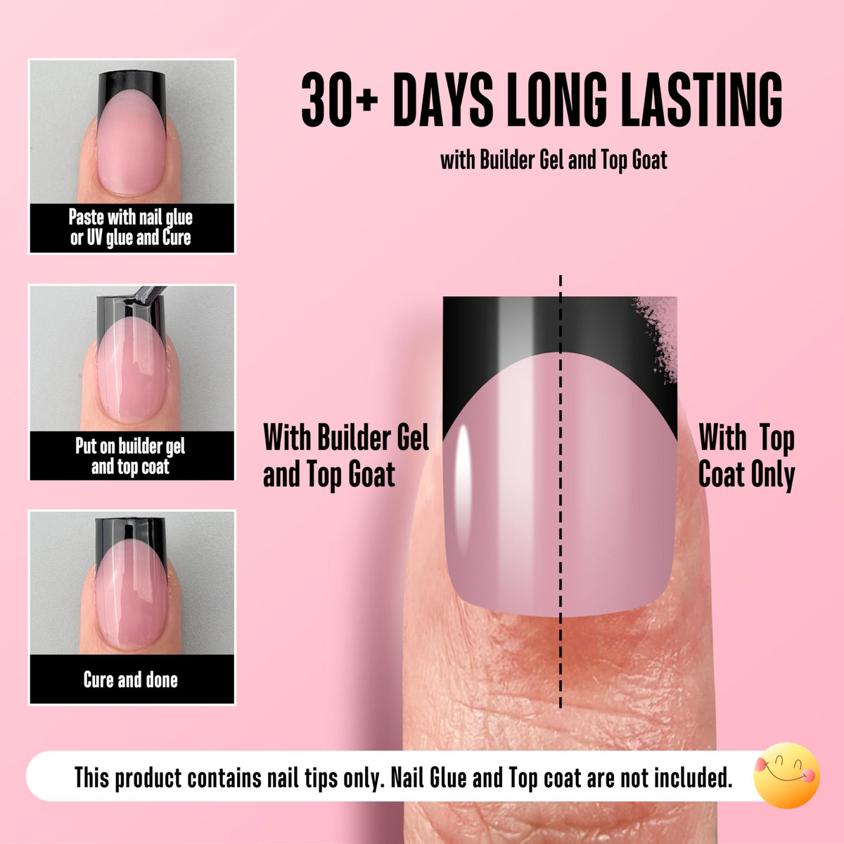 Emballage des pointes d'ongles pressés NOVO OVO