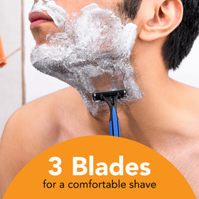 Emballage des rasoirs jetables BIC Comfort 3