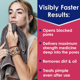 Emballage des tampons Clearasil Rapid Rescue