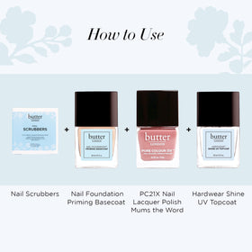 Emballage des tampons démaquillants butter LONDON