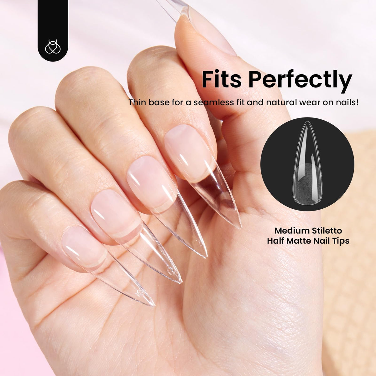 Emballage des tips à ongles stiletto de beetles Gel Polish