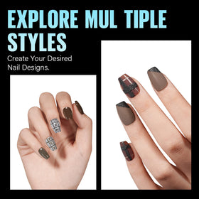 Emballage des tips d'ongles TOMICCA en acrylique