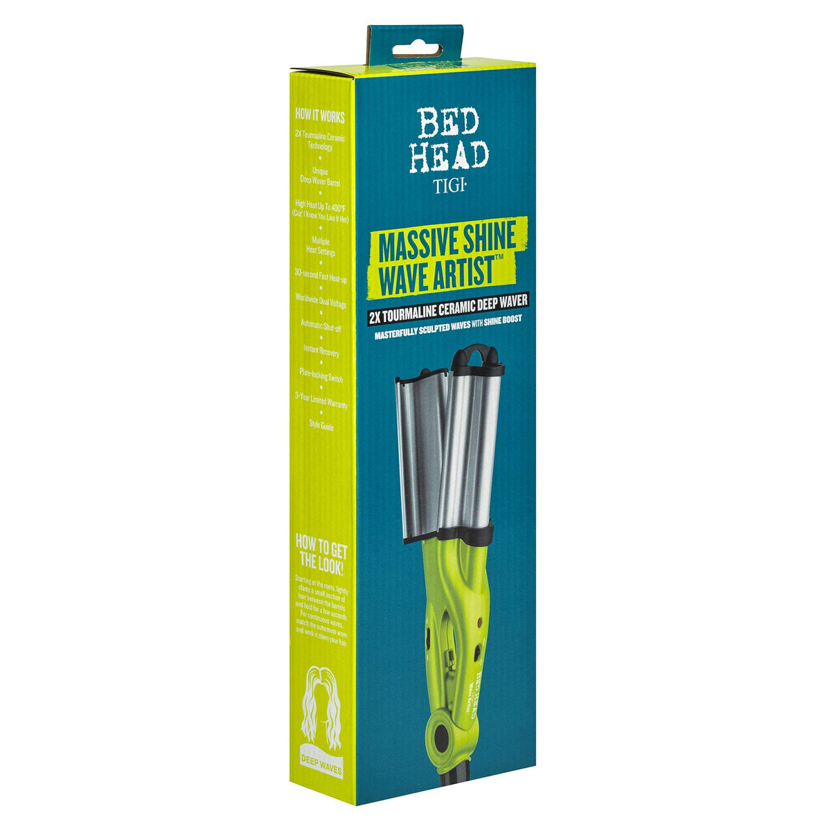 Emballage du Bed Head Wave Artist Deep Waver vert