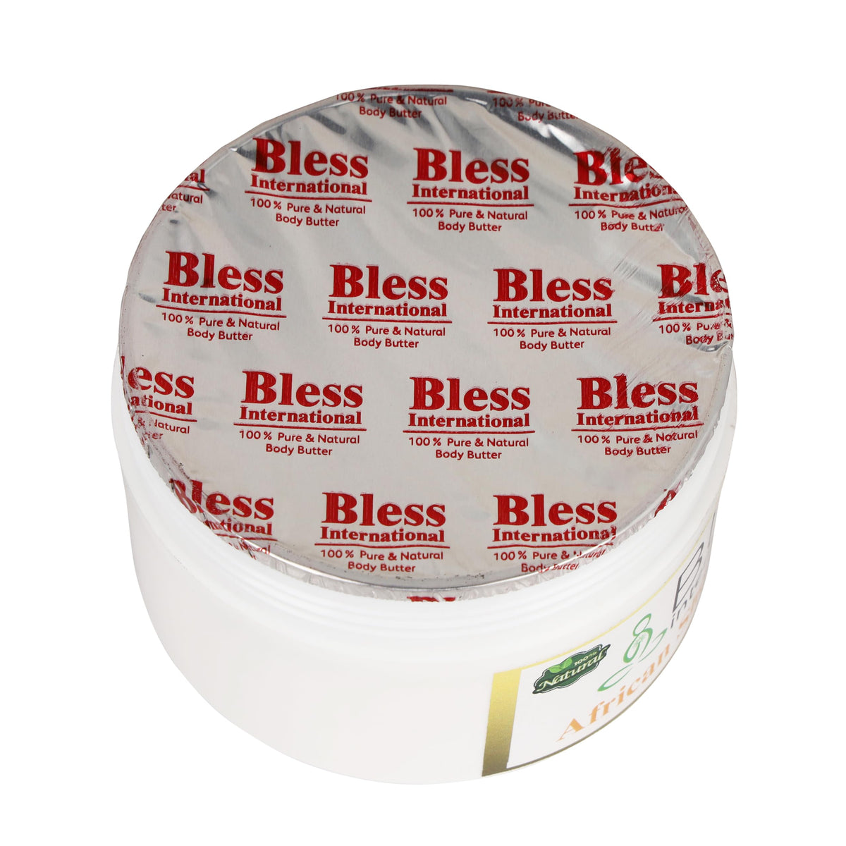 Emballage du beurre de cacao brut Bless International