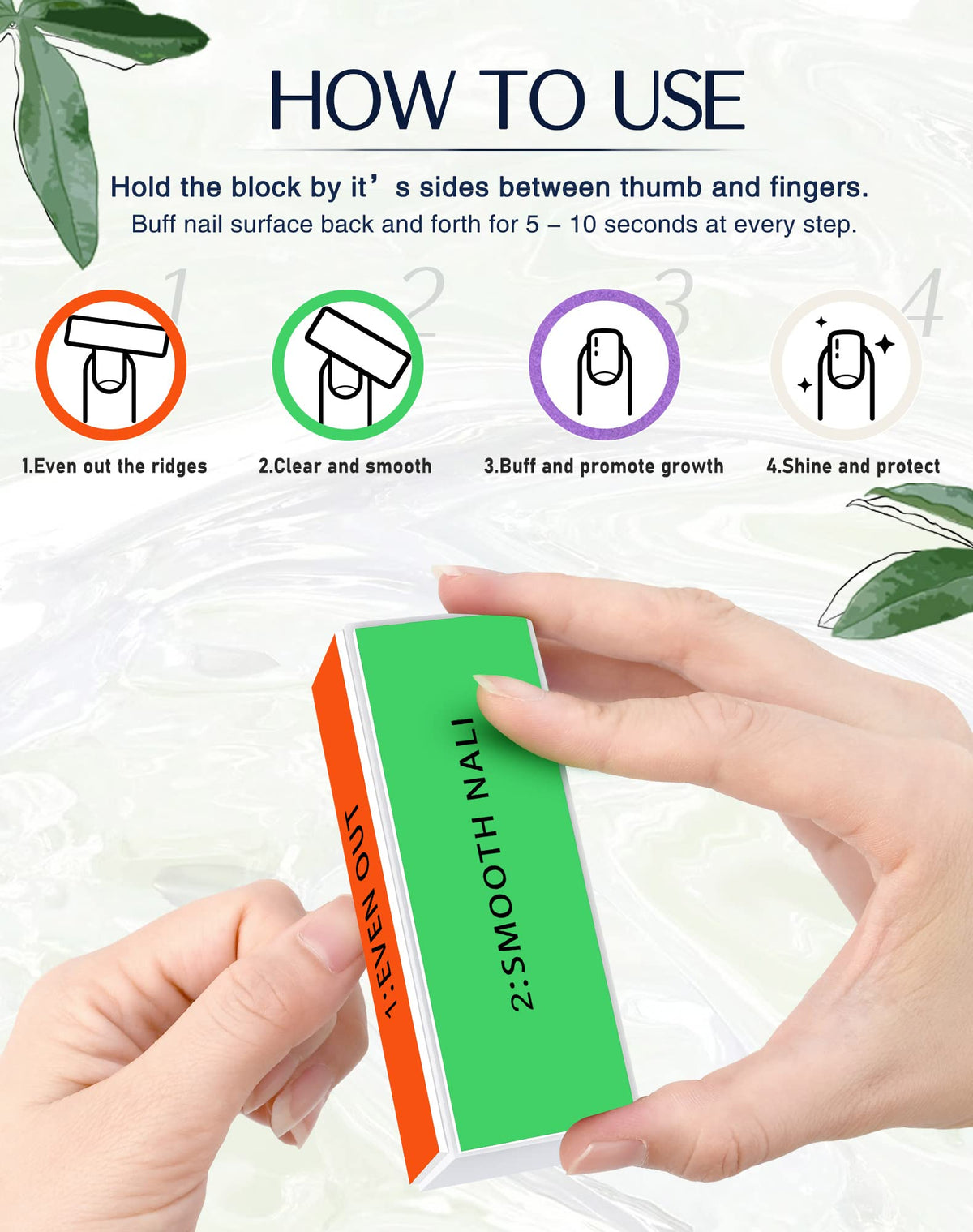 Emballage du Bloc à Ongles MARYTON avec instructions