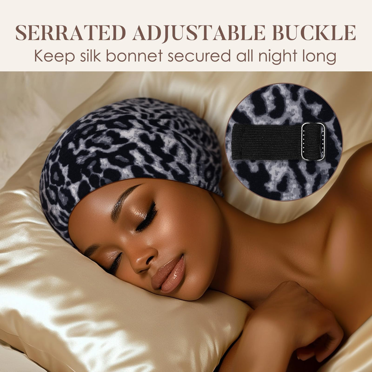 Emballage du bonnet de nuit LULUSILK en soie