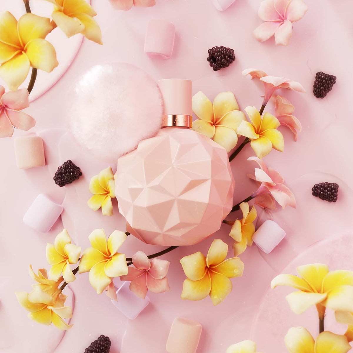 Emballage du coffret cadeau de parfum Ariana Grande