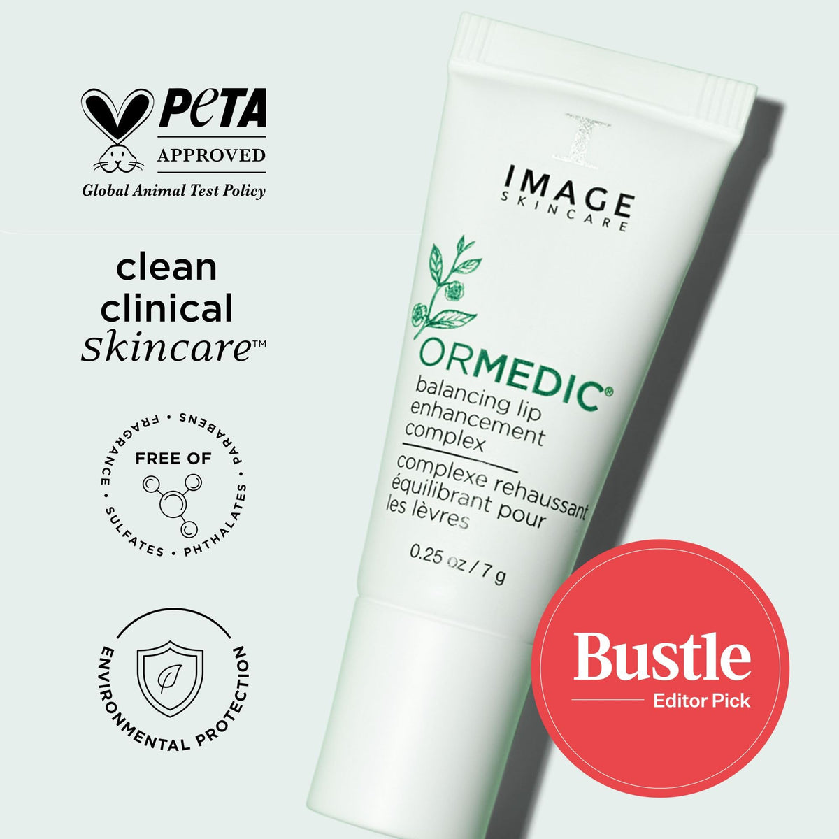 Emballage du Complexe Hydratant Lèvres ORMEDIC d'IMAGE Skincare