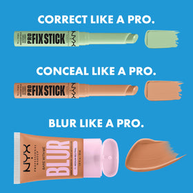 Emballage du Correcteur Crème NYX, affichant les spécifications et les ingrédients