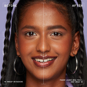 Emballage du crayon à sourcils NYX Powder Louder