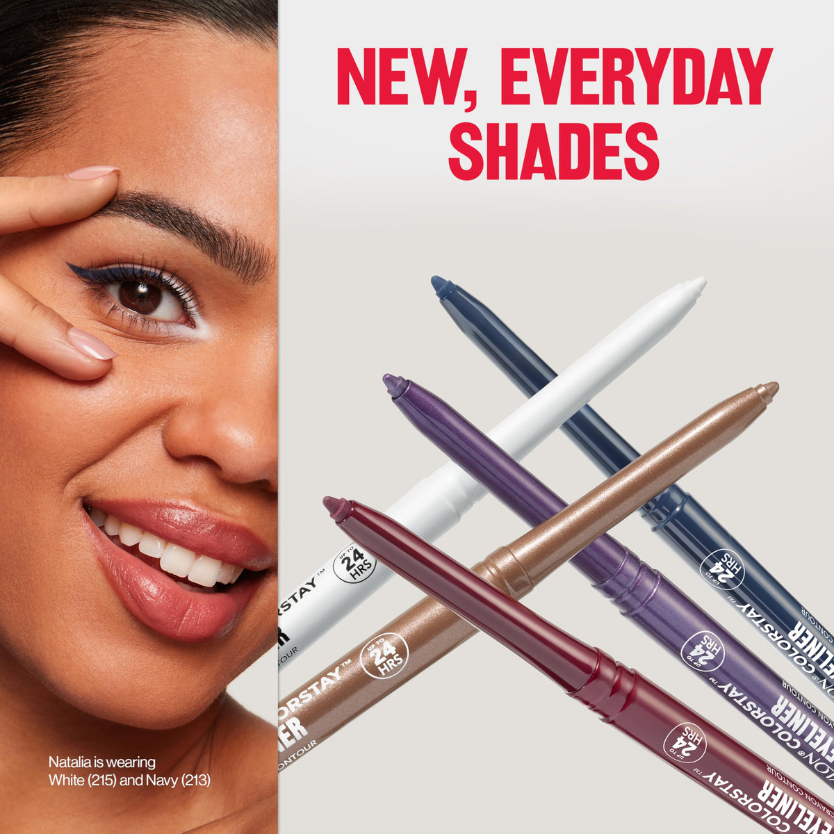 Emballage du crayon eyeliner waterproof REVLON 213 Navy