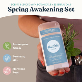 Emballage du déodorant HUMBLE Simple & True 3 Pack