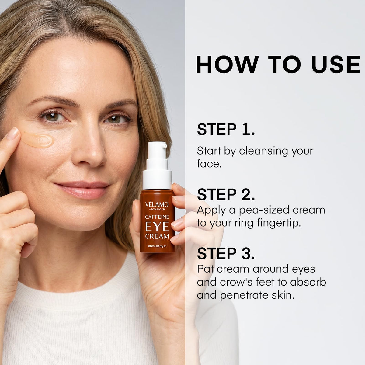 Emballage du duo de soins pour les yeux VELAMO ADVANCED