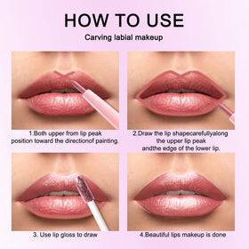 Emballage du duo lipliner et rouge à lèvres evpct