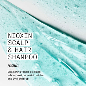 Emballage du duo NIOXIN Shampoo et Après-Shampooing