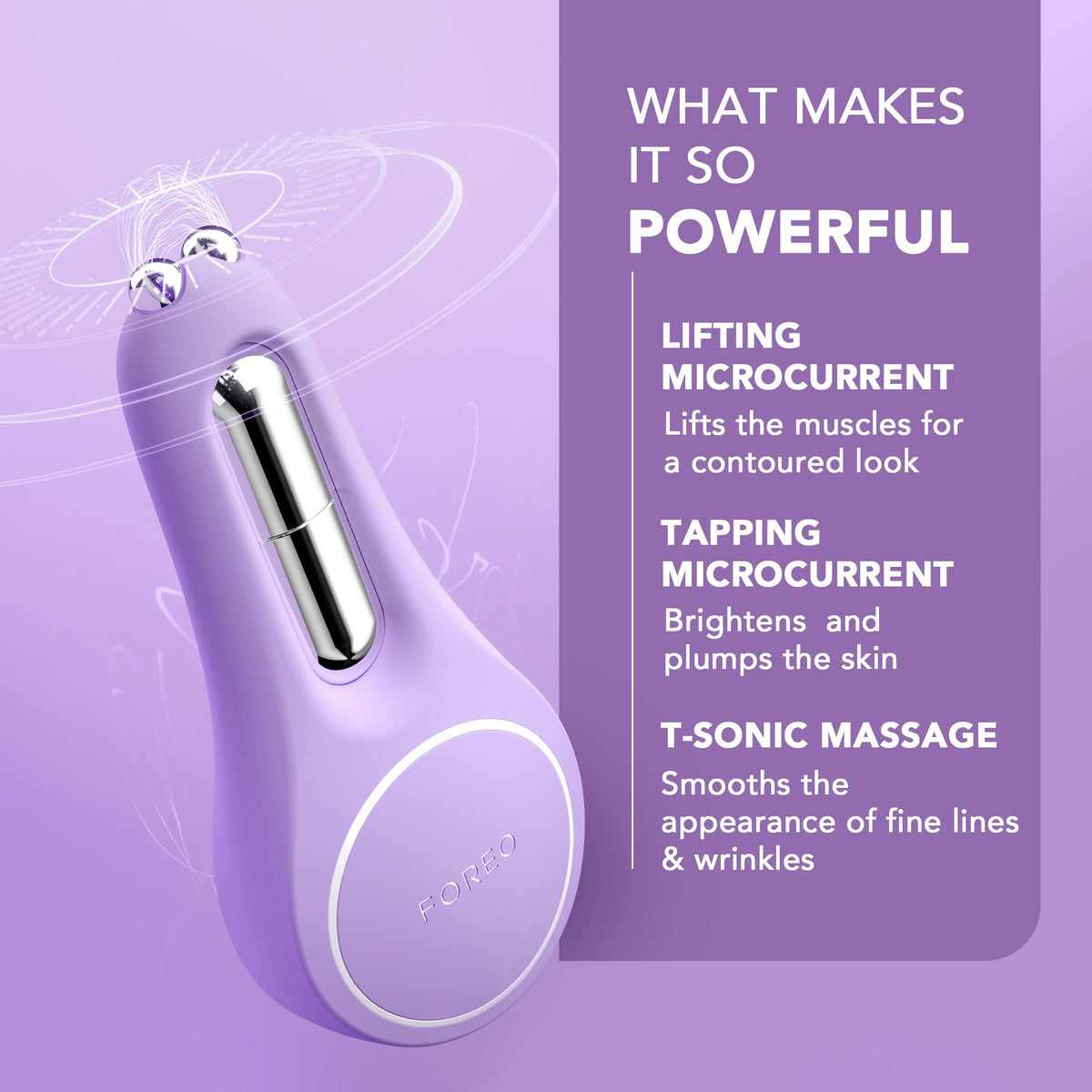 Emballage du FOREO BEAR 2 avec sérum dans une capsule détachable