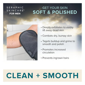 Emballage du gant exfoliant SERAPHIC SKINCARE