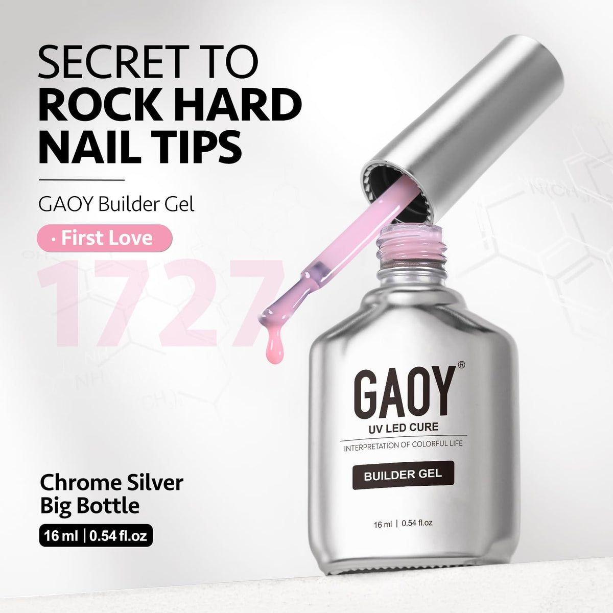 Emballage du gel constructeur GAOY 16ml