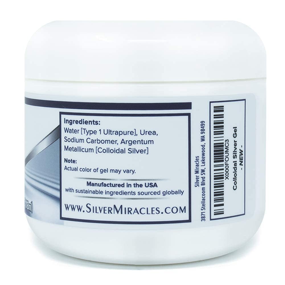 Emballage du Gel d'Argent Colloïdal Silver Miracles