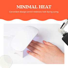 Emballage du gel de finition heyhae sur fond blanc