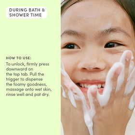 Emballage du gel douche mousse Evereden pour enfants