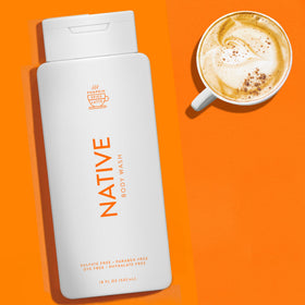 Emballage du gel douche Native Pumpkin Spice Latte