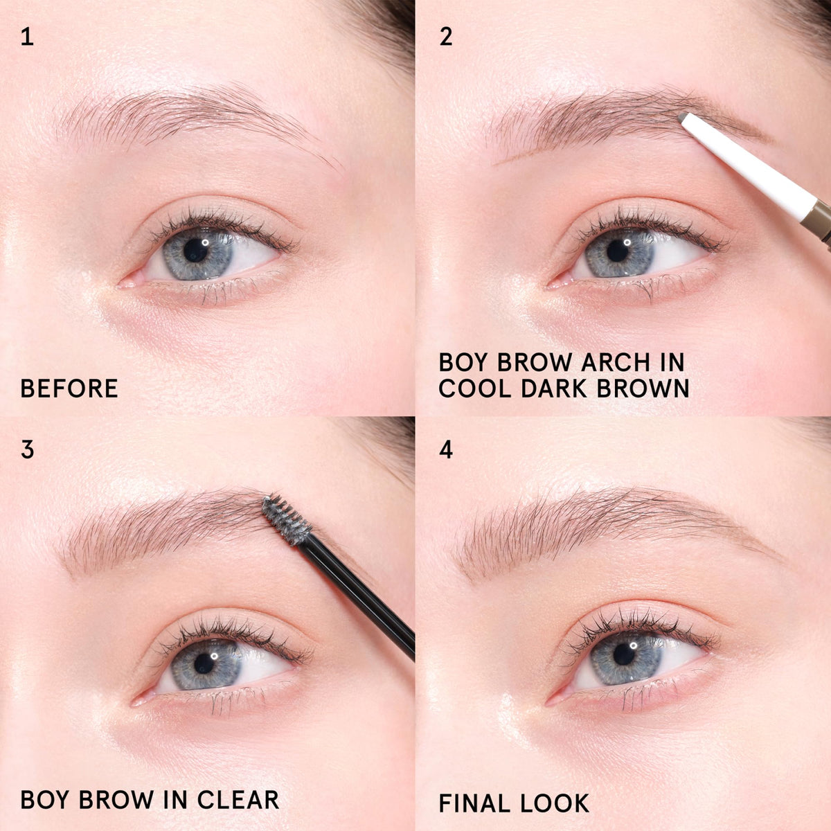 Emballage du Gel Pomade Boy Brow de Glossier