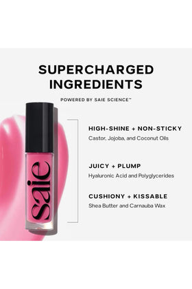 Emballage du gloss à lèvres Saie Glossybounce