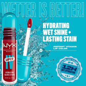 Emballage du gloss hydratant NYX Cherry Drenched