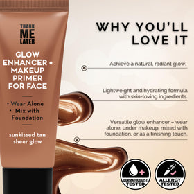 Emballage du Glow support Tan 30g