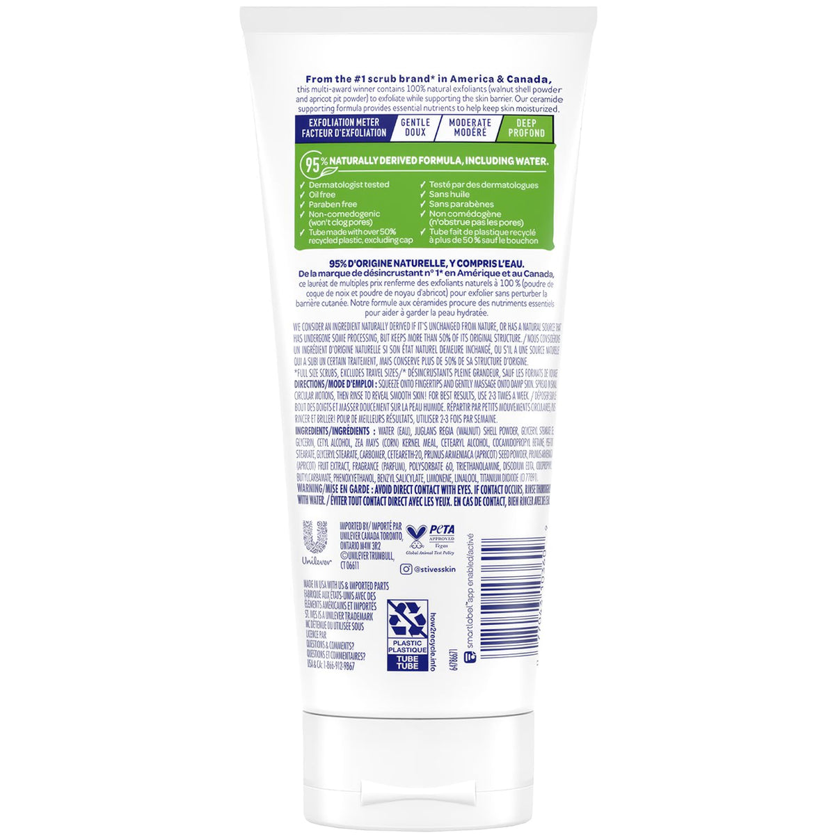 Emballage du gommage St. Ives Abricot 159g