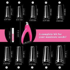 Emballage du kit d'embouts pour ongles MORGLES