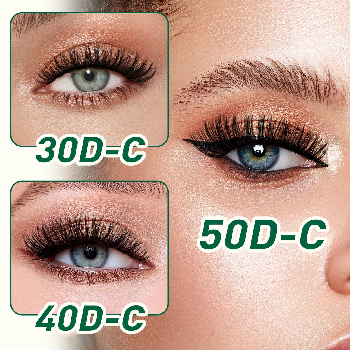 Emballage du kit d'extensions de cils KEYYOU
