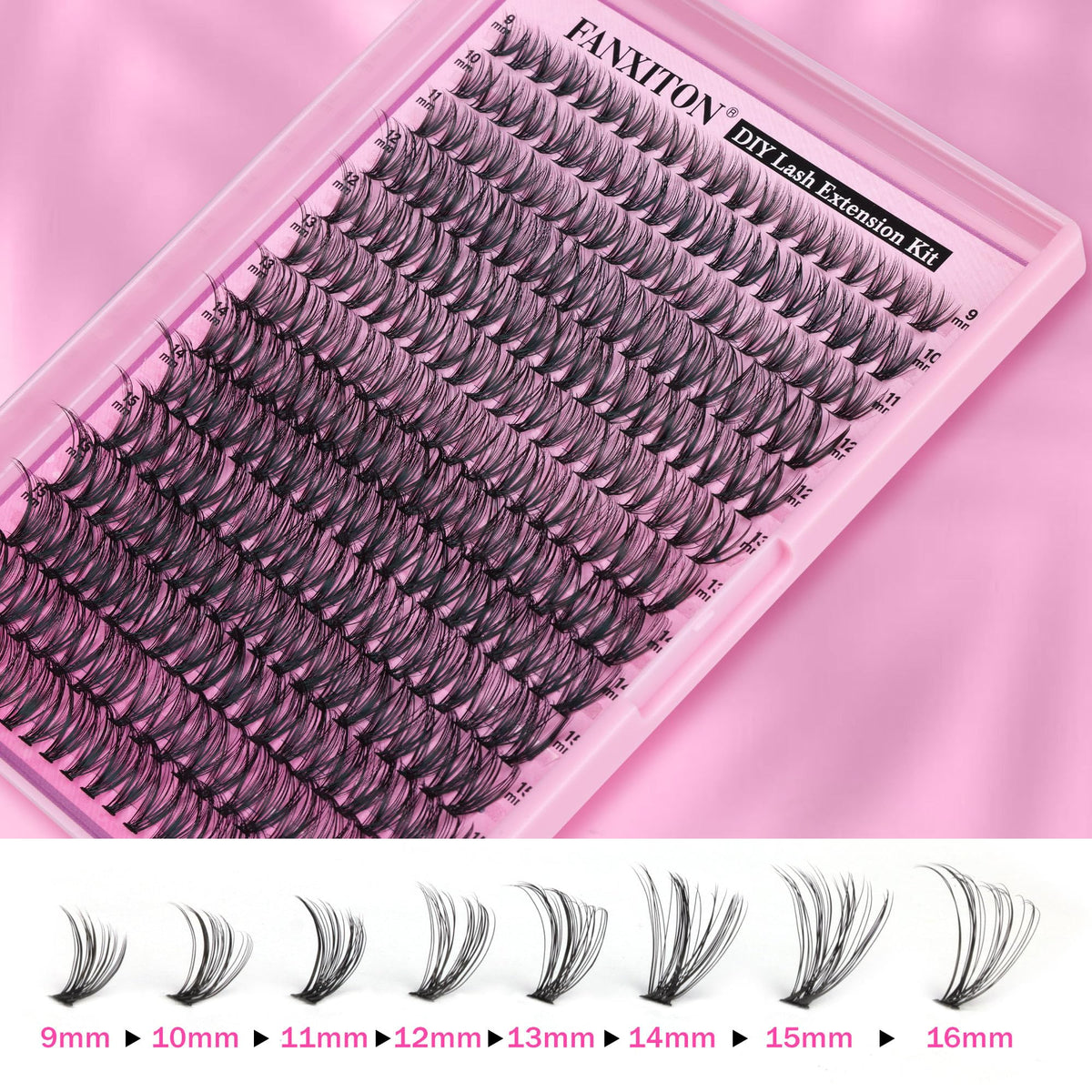 Emballage du kit de cils FANXITON