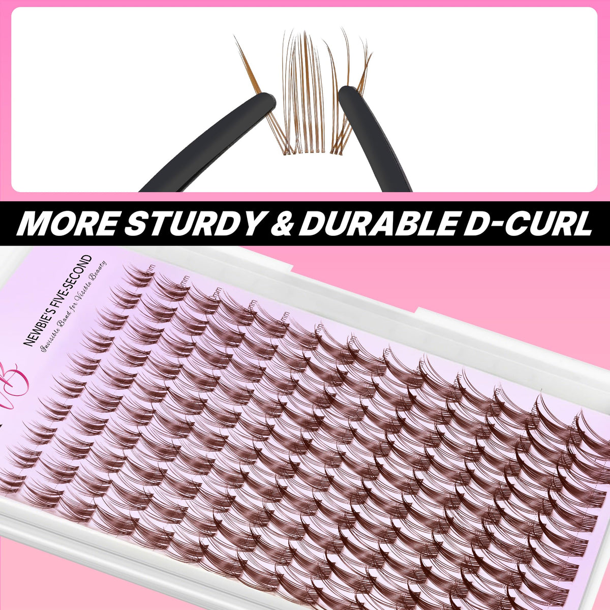 Emballage du kit de cils Manga Marron VEYESBEAUTY